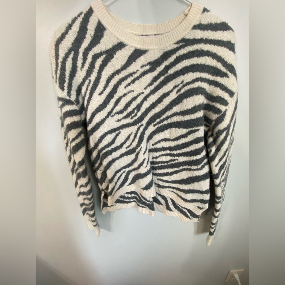 Sincerely Jules Zebra print Sweater